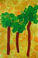forêts à la manière de Klimt