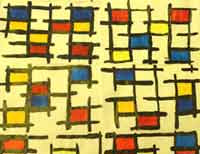 peintures à la manière de Mondrian