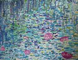 tableau à la manière de Claude Monet