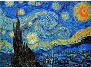 tableau nuit étoilée de Van Gogh