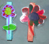 décoration de fleurs en papier plastifiée