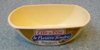 barquette de beurre