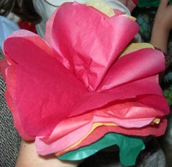 fleur en papier