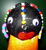tête de poupée africaine