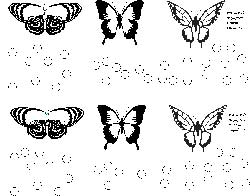 fiche de mathématiques pour regrouper des oeufs de papillons par 10